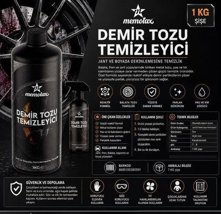 Demir Tozu Temizleyici 1 Kg
