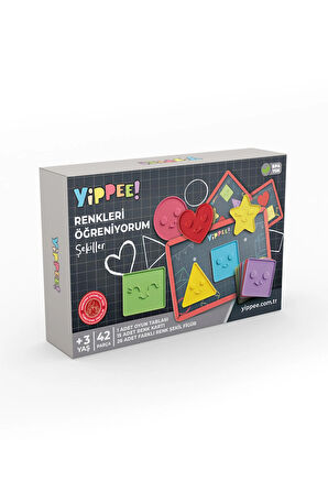 Renkleri Öğreniyorum Şekiller - Renk Eşleştirme Eğitici Oyun Seti
