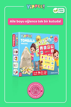 İngilizce Çocuk Tombala Oyunu - Eğitici İngilizce Kelime Öğrenme Oyunu | Okul Öncesi ve İlkokul