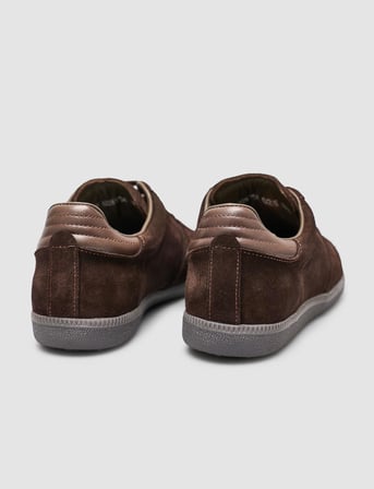  %100 Hakiki Süet Deri Kahverengi Kadın Sneaker