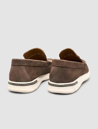 Hakiki Deri Kahverengi Erkek Günlük Loafer