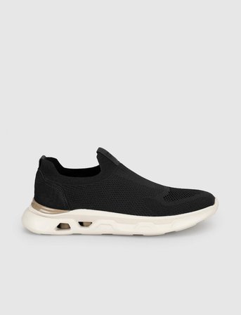 Yüksek Tabanlı Siyah Erkek Sneaker