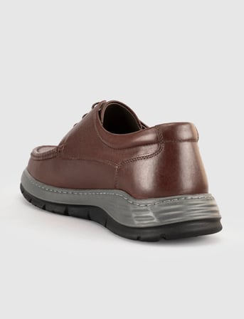 Peralen Hakiki Deri Kahve Erkek Günlük Sneaker Ayakkabı