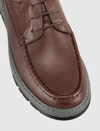 Peralen Hakiki Deri Kahve Erkek Günlük Sneaker Ayakkabı