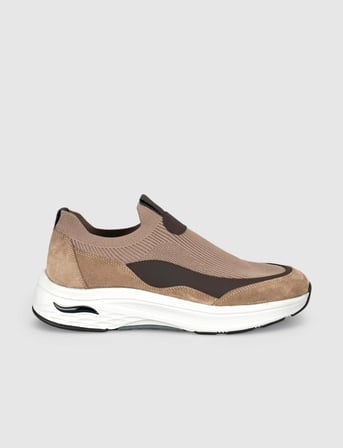 Bej Modern Triko Slip-On Sneaker