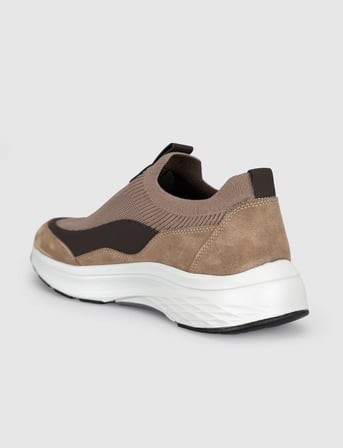 Bej Modern Triko Slip-On Sneaker