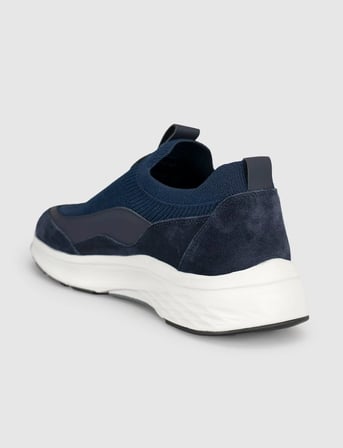 Lacivert Modern Triko Slip-On Sneaker