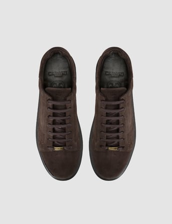 Kahverengi Süet Hakiki Deri Erkek Casual Sneaker