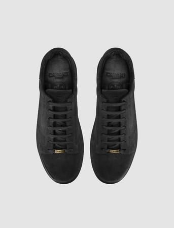 Siyah Süet Hakiki Deri Erkek Sneaker