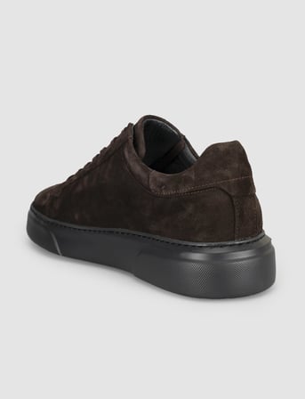 Kahverengi Süet Hakiki Deri Erkek Sneaker Ayakkabı