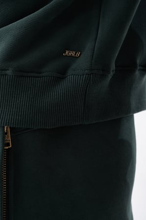 Erkek Dik Yakalı ve Yarım Fermuarlı  Bol Kesim Üst