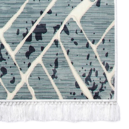 Dekoreko İpek Halı Dijital Saçaklı 1904 Desen 1