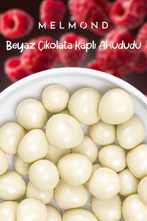 Beyaz Çikolatalı Freeze Dried Ahududu Draje