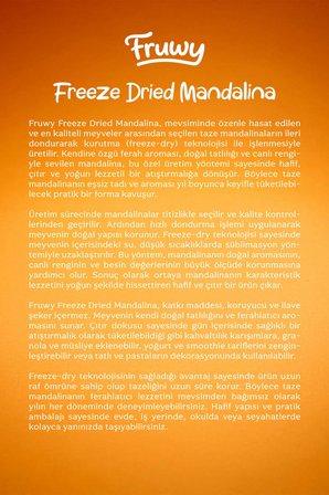 Freeze Dried Mandalina