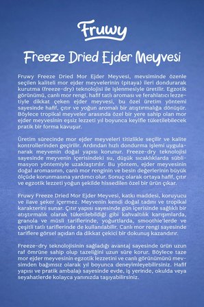 Freeze Dried Ejder Meyvesi