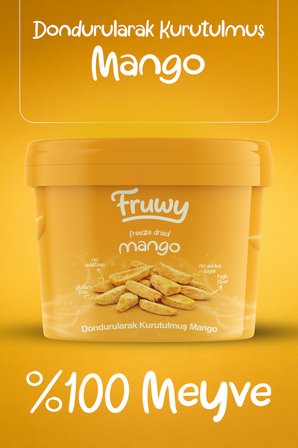Freeze Dried Mango Kova (Dondurularak Kurutulmuş Mango)