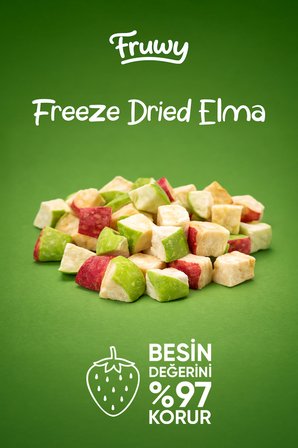 Freeze Dried Elma Kova (Dondurularak Kurutulmuş Elma)