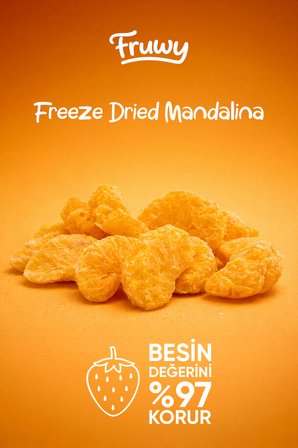 Freeze Dried Mandalina Kova (Dondurularak Kurutulmuş Mandalina)