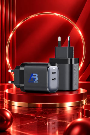 45W GaN Pro Hızlı Şarj Cihazı Çift Port Ürün CHM01-007