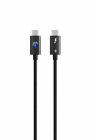 Thunderbolt 5 USB-C Kablo 240W 5A Süper Hızlı Şarj 80Gbps Süper Hızlı Veri Aktarım 200 cm/Siyah CCH21-007