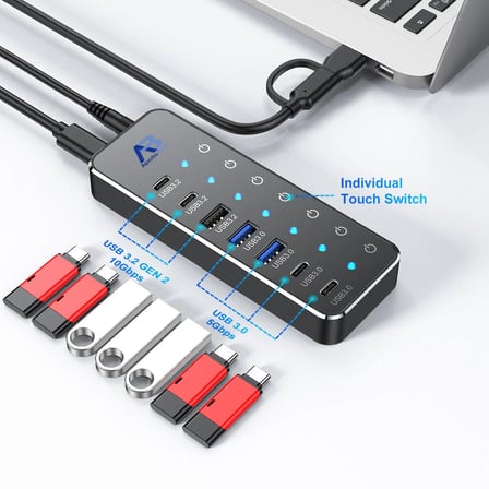 7-in- 1 USB -C-Hub UHH01-017