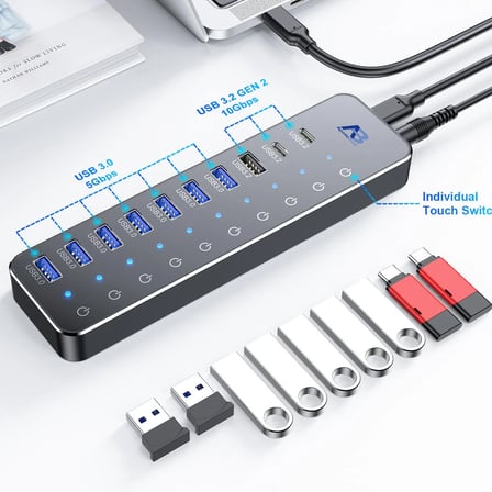 0-in-1 USB-C-Hub UHH02-017