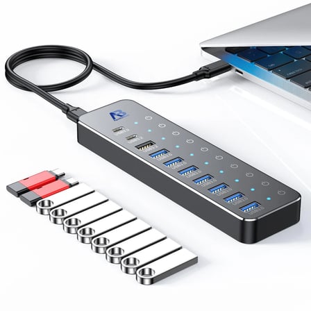 0-in-1 USB-C-Hub UHH02-017