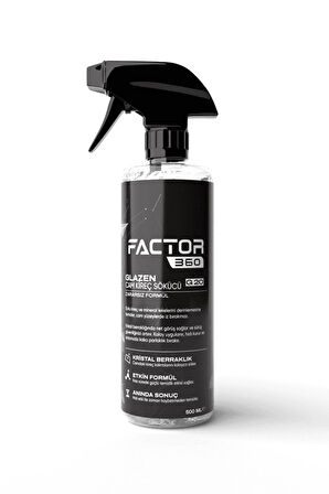 Factor 360 Glazen Cam Kireç Sökücü 500 ML