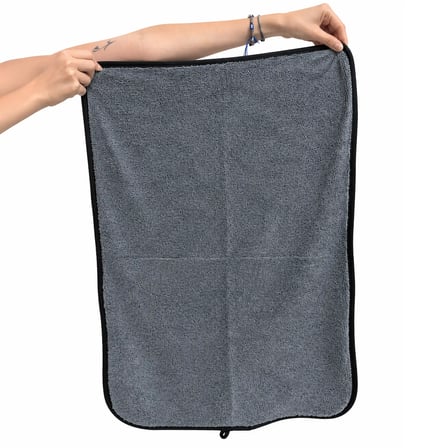 Factor360 Vortex Twist Pro 700 GSM Mikrofiber Araç Kurulama Havlusu 50x70 cm - Gri