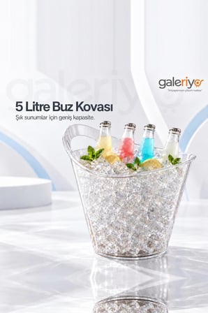 Galeriyo 5 Lt. İçecek ve Buz Kovası – Taşınabilir