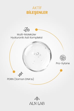 ALN NAB Anti Aging Serum Somon DNA PDRN Pro-Xylane Yaşlanma Karşıtı Onarıcı 40 ml