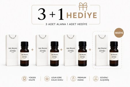 Humayra Aşk Büyüsü Parfüm Kolonya Koku Difüzörü Esansı Dökme 10 Ml