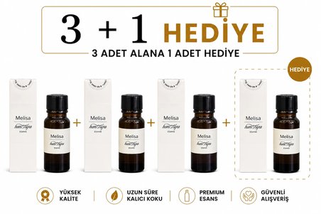 Humayra Melisa Parfüm Kolonya Koku Difüzörü Esansı Dökme 10 Ml