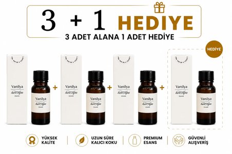 Humayra Vanilya Parfüm Kolonya Koku Difüzörü Esansı Dökme 10 Ml
