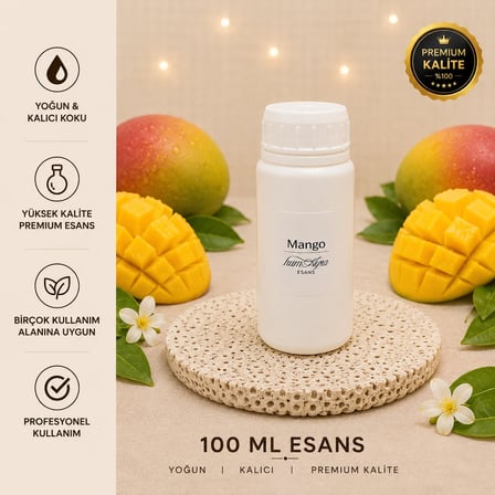 Humayra Mango Parfüm Kolonya Koku Difüzörü Esansı Dökme 100 Ml