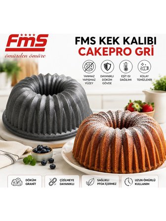 Fms CakePro Kek Kalıbı 9036GRİ Gri