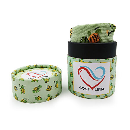 Tortoise  Socks – Desenli Unisex Soket Çorap