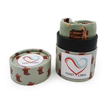 Cowboy Socks – Desenli Unisex Soket Çorap