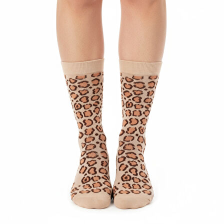 Leopard Socks – Desenli Unisex Soket Çorap