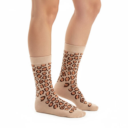 Leopard Socks – Desenli Unisex Soket Çorap