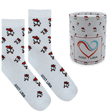 Chicken Socks – Desenli Unisex Soket Çorap