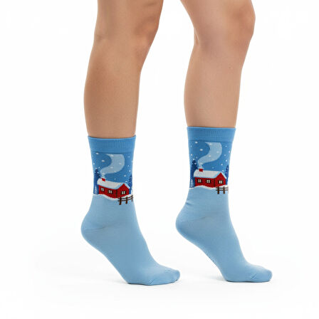 Winter Socks – Desenli Unisex Soket Çorap