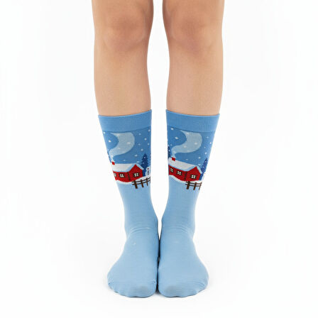 Winter Socks – Desenli Unisex Soket Çorap