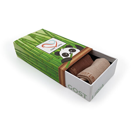 GOST LİRİA- Kadın Bambu Patik Çorap – 4’lü Karışık Renk