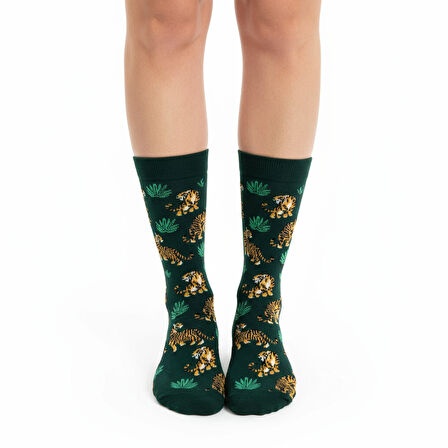 Tiger Socks – Desenli Unisex Soket Çorap