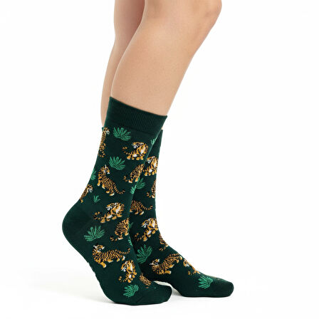 Tiger Socks – Desenli Unisex Soket Çorap