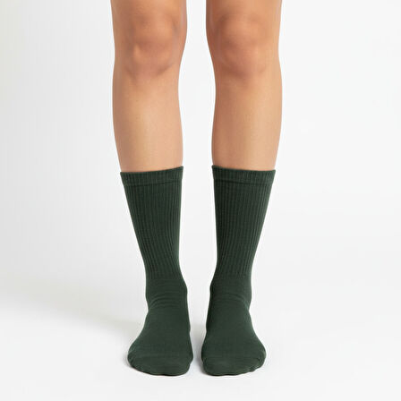 Gost Liria-  5’li Renkli Ribanalı Unisex Soket Çorap