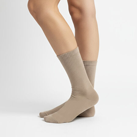 Gost Liria-  5’li Renkli Ribanalı Unisex Soket Çorap