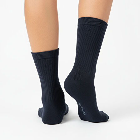 Gost Liria-  5’li Renkli Ribanalı Unisex Soket Çorap