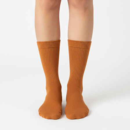 Gost Liria-  5’li Renkli Ribanalı Unisex Soket Çorap